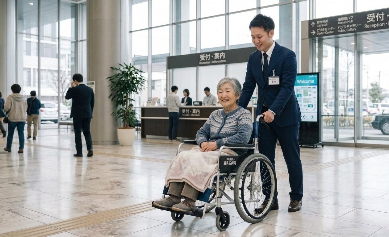 転院・退院搬送の様子